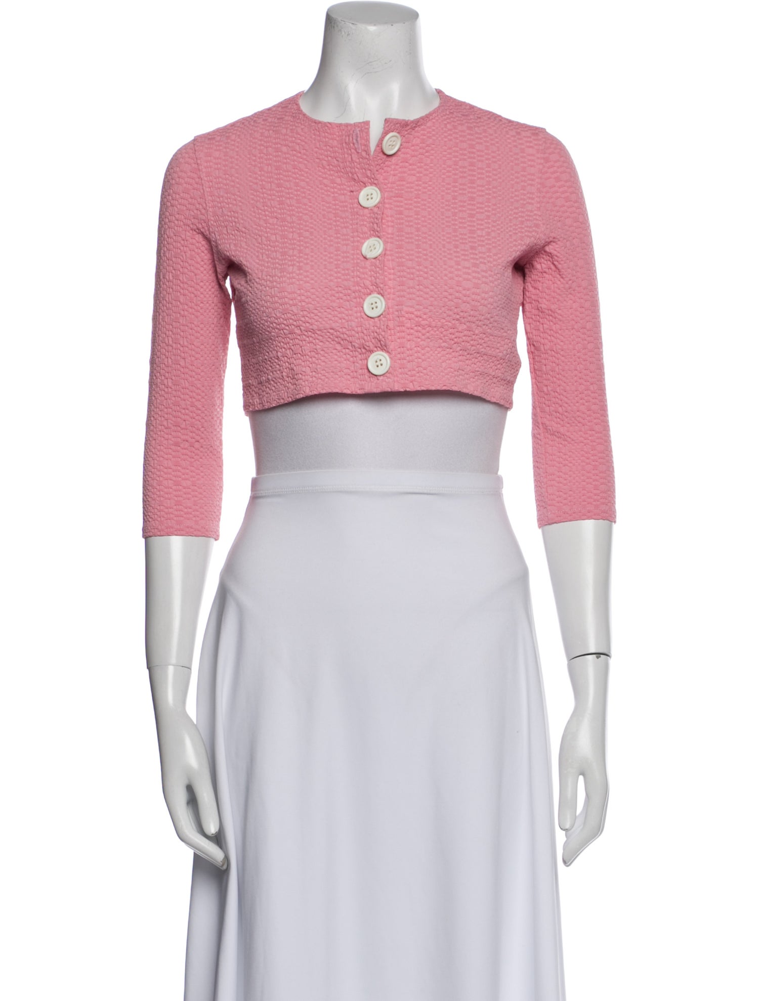 Lisa Marie Fernandez Nylon Striped Bolero