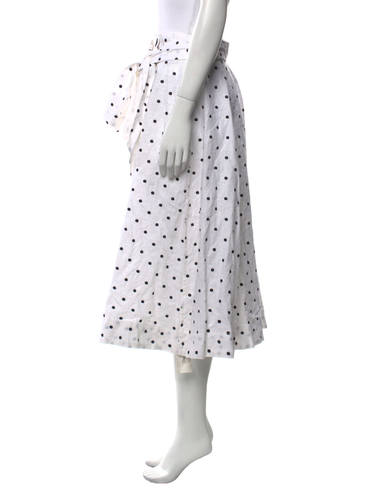 Lisa Marie Fernandez Linen Midi Length Skirt