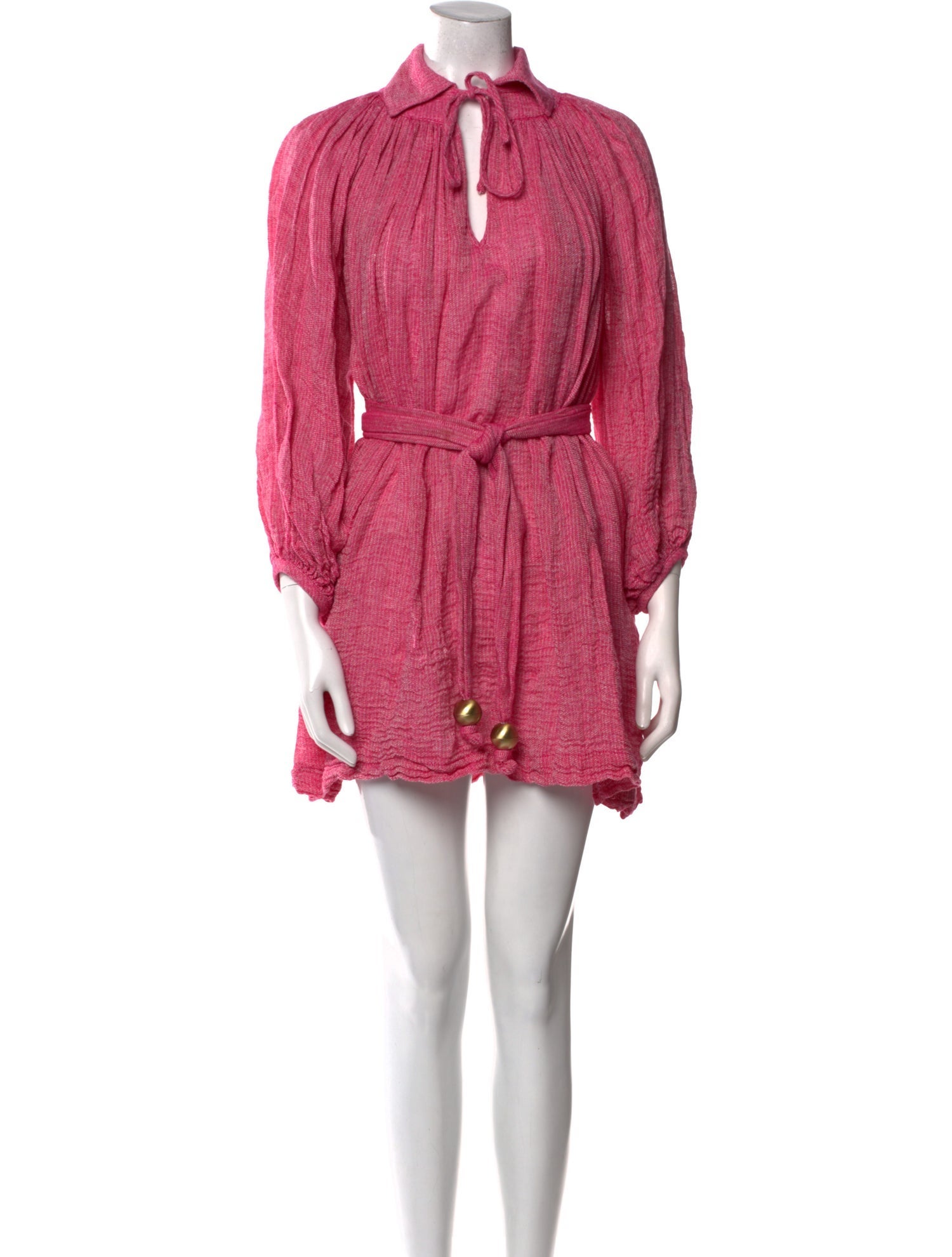 Lisa Marie Fernandez Linen Mini Dress