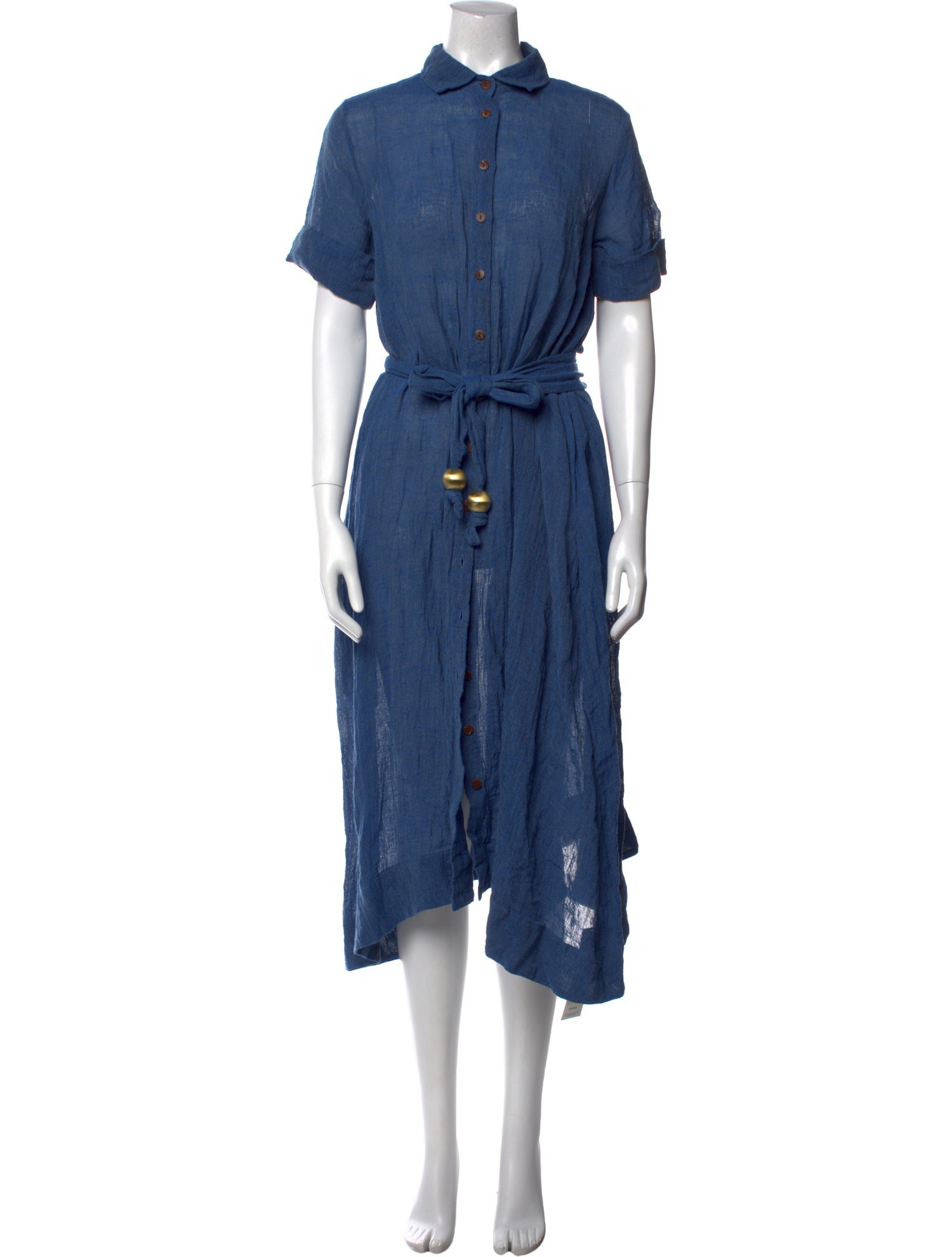 Lisa Marie Fernandez Linen Midi Length Dress