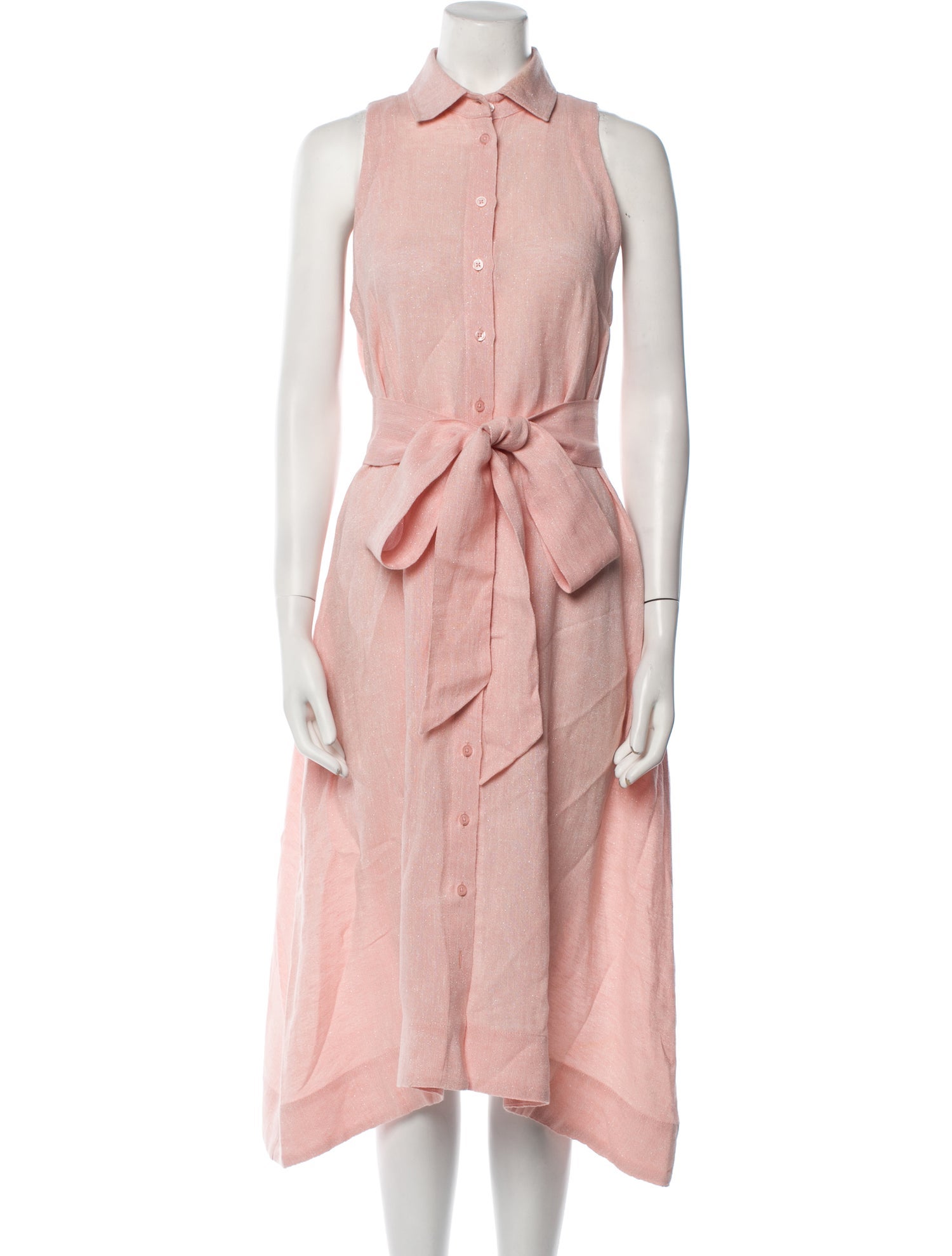 Lisa Marie Fernandez Linen Midi Length Dress