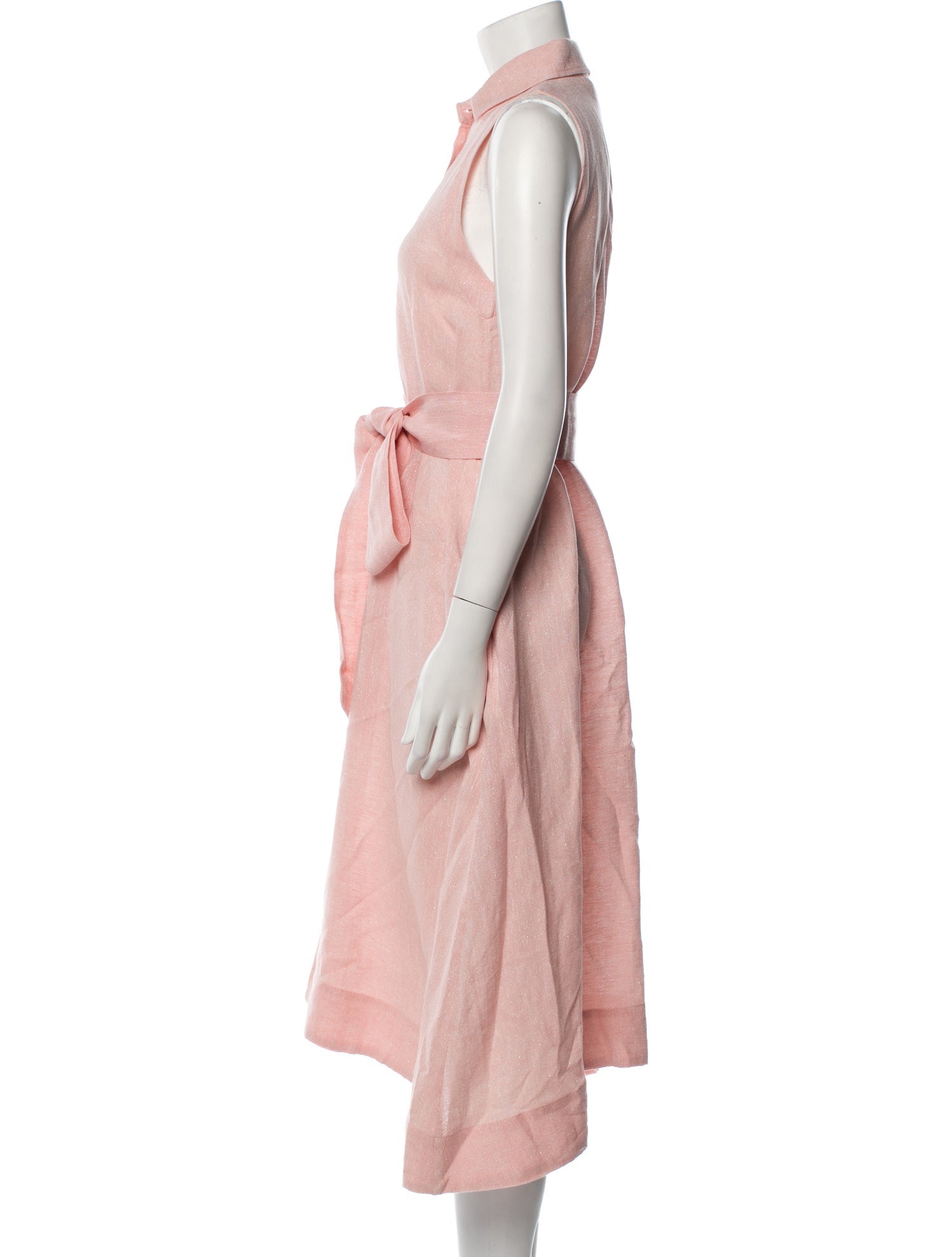 Lisa Marie Fernandez Linen Midi Length Dress