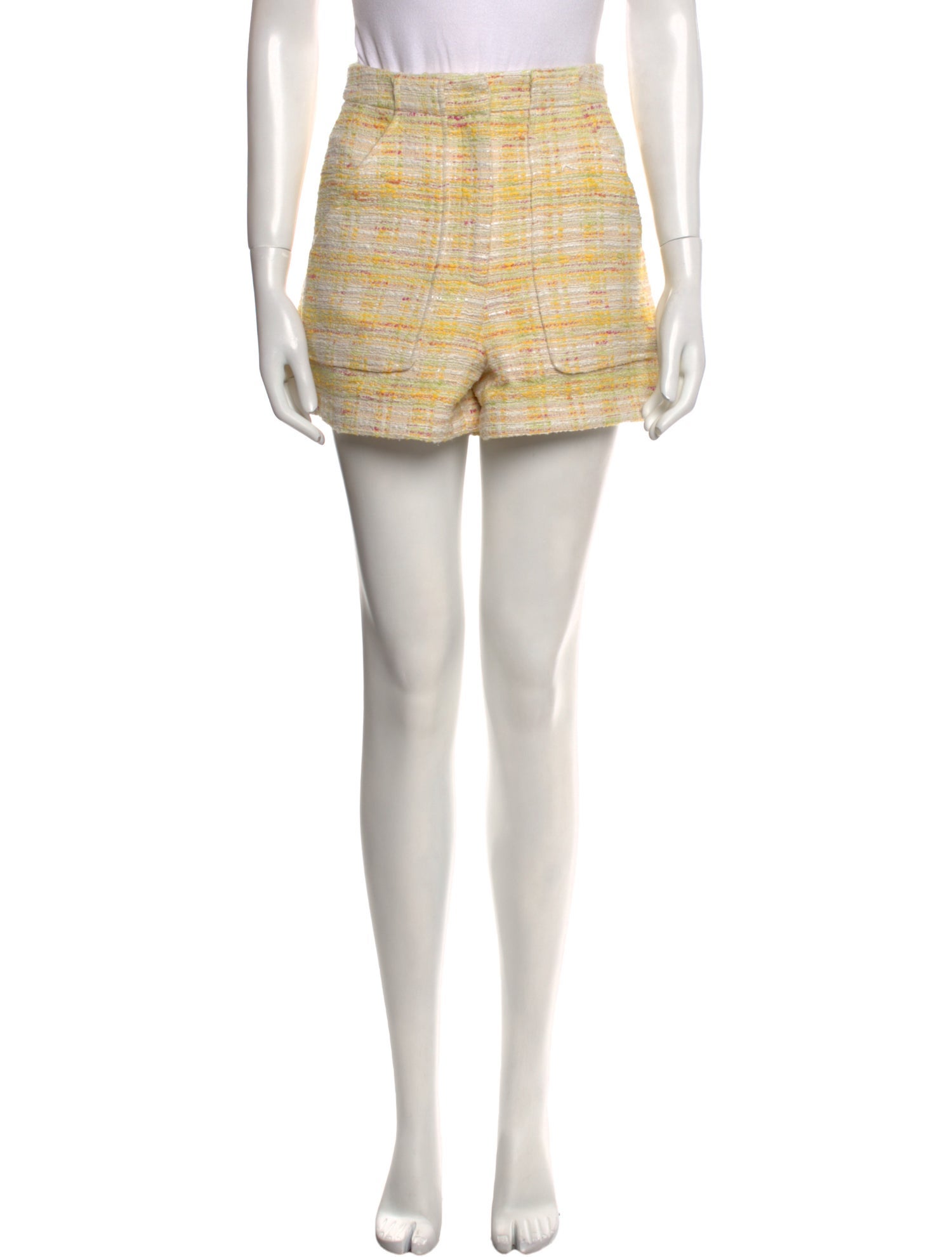 Lisa Marie Fernandez Tweed Pattern Mini Shorts