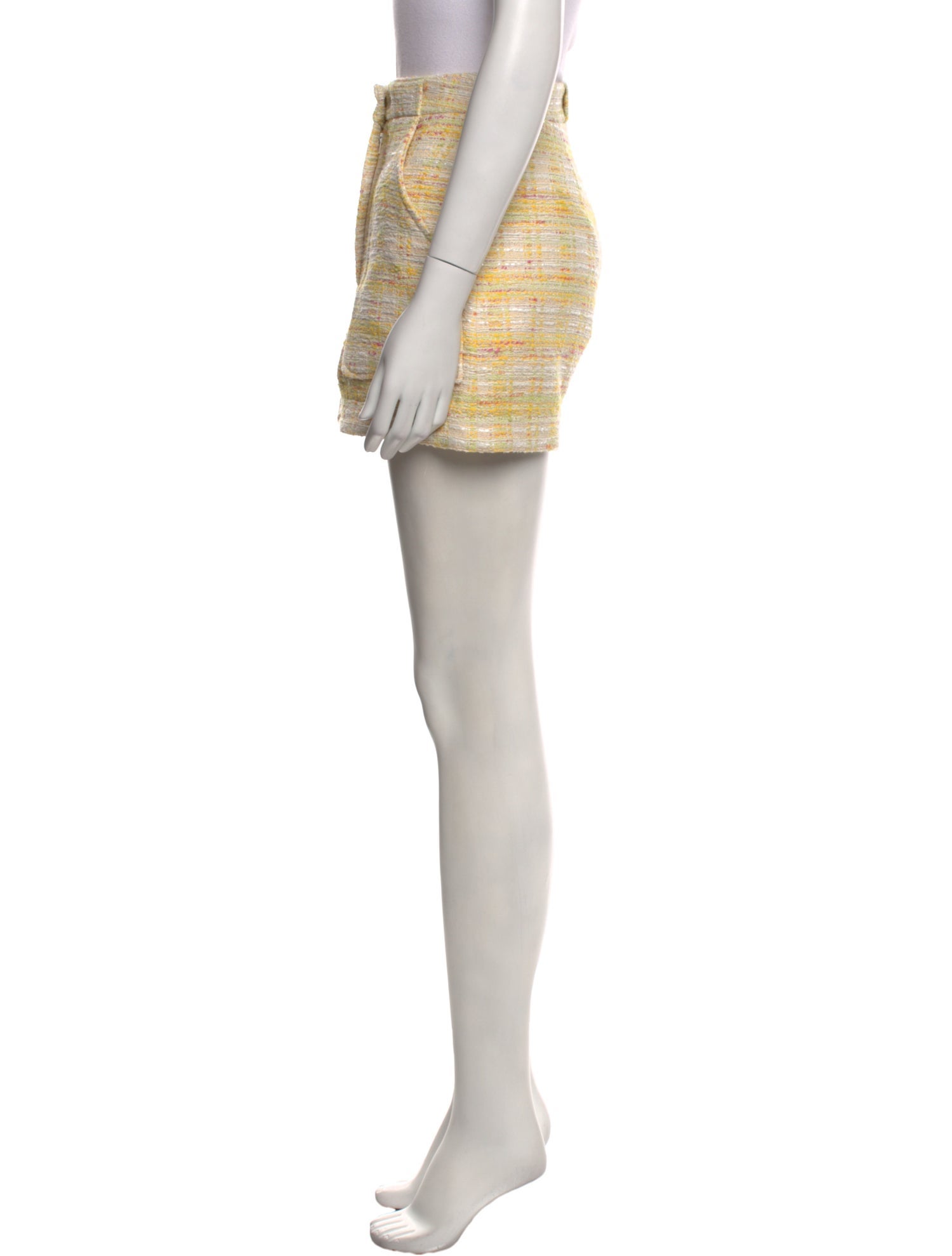 Lisa Marie Fernandez Tweed Pattern Mini Shorts