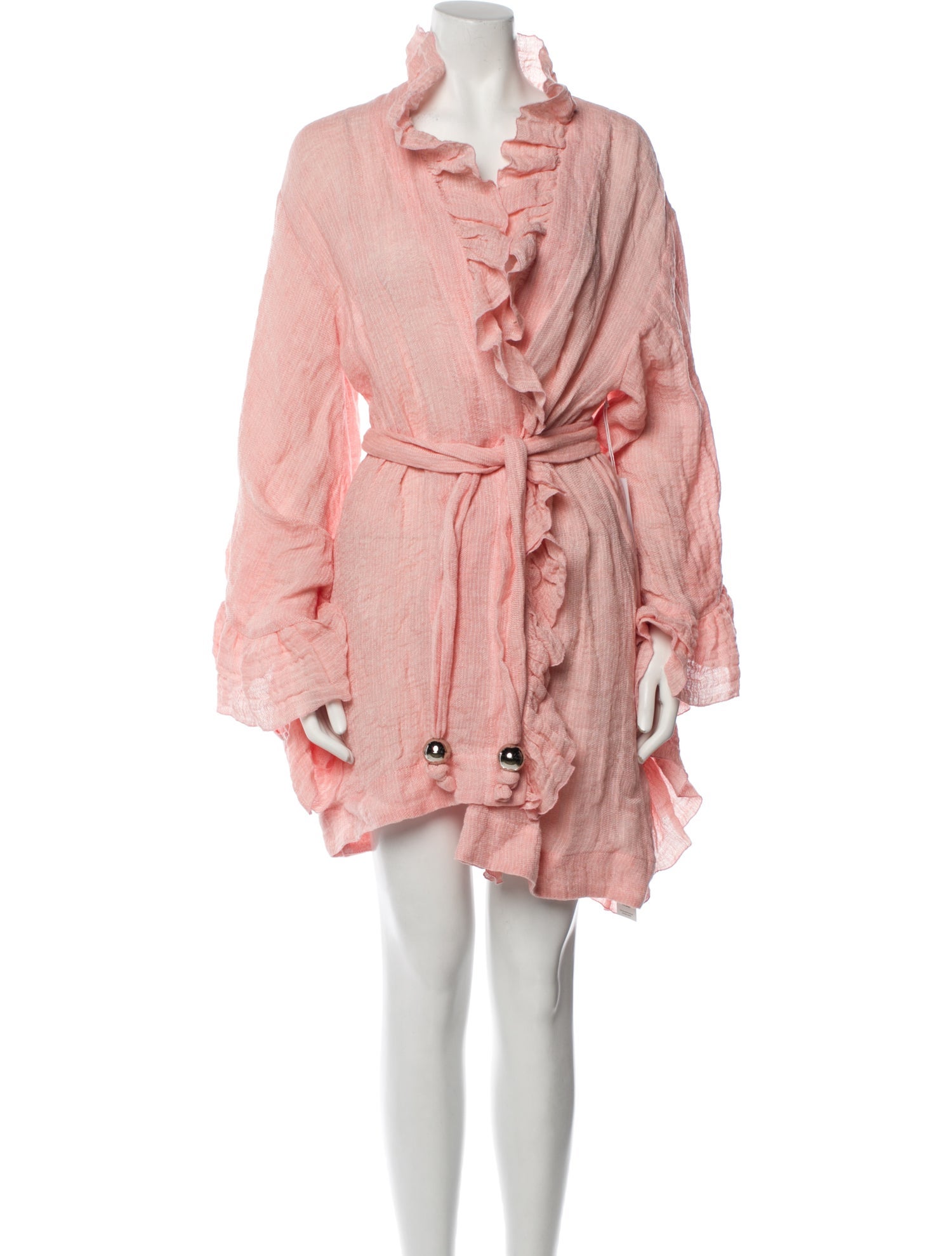 Lisa Marie Fernandez Linen Trench Coat
