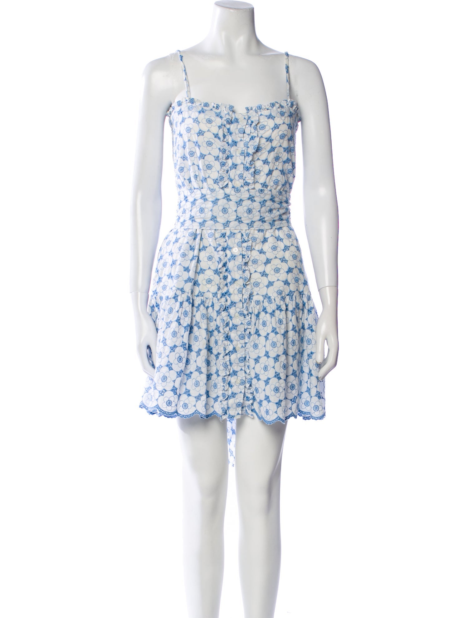 Lisa Marie Fernandez Floral Print Mini Dress