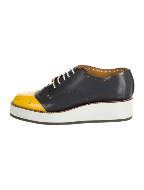 The Office of Angela Scott Leather Colorblock Patt