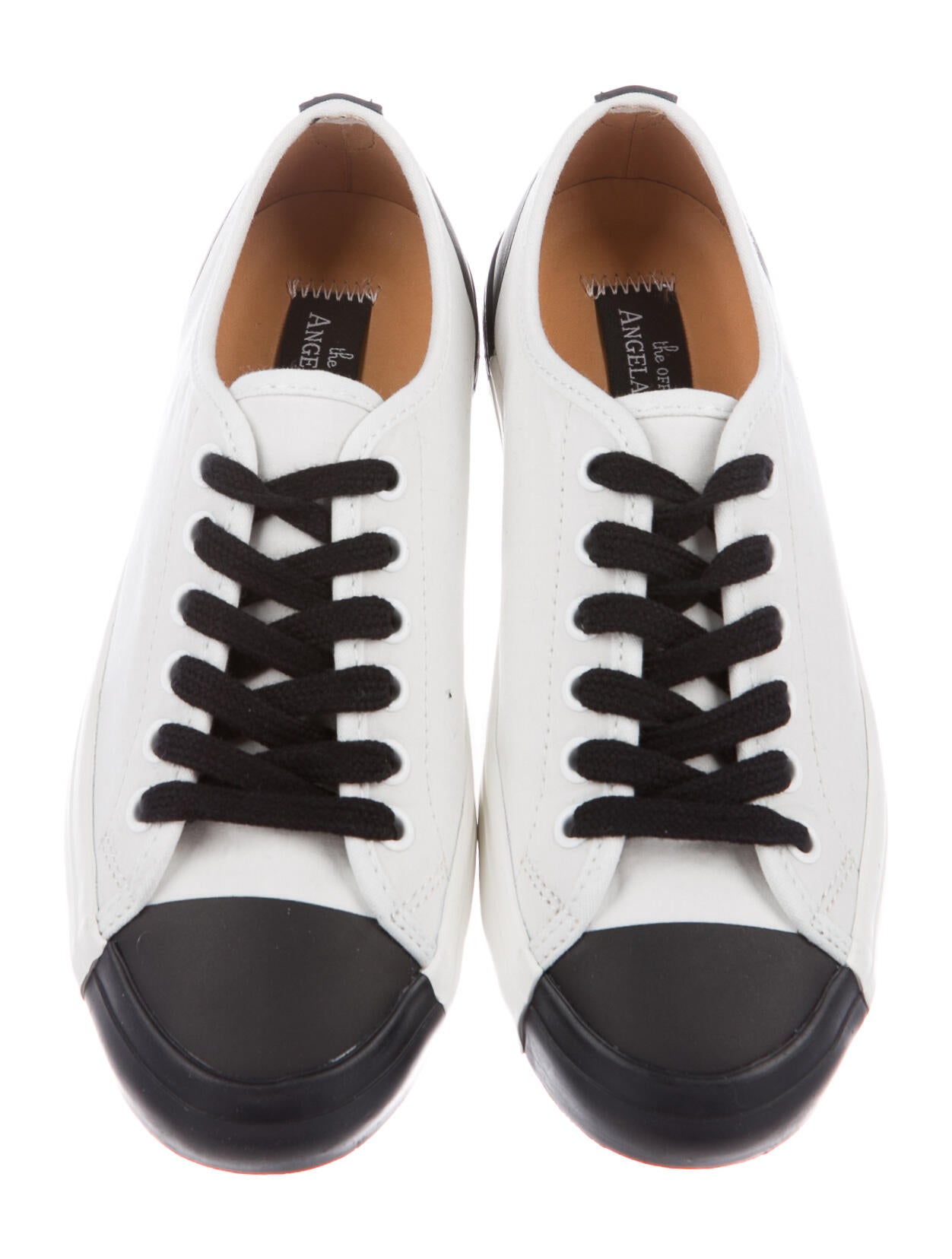 The Office of Angela Scott Colorblock Pattern Sneakers Shoes