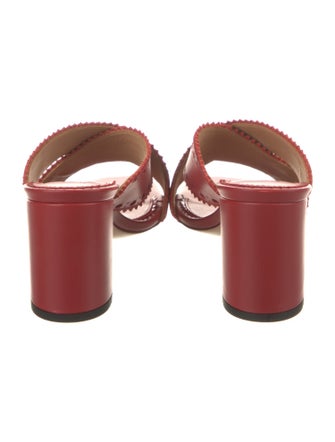 The Office of Angela Scott Leather Lasercut Accents Slides