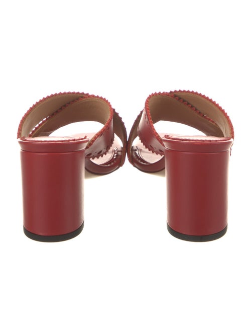 The Office of Angela Scott Leather Lasercut Accents Slides