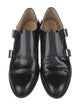 The Office of Angela Scott Leather Monk Straps
