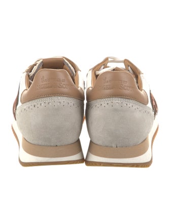 The Office of Angela Scott Printed Embroidered Accent Sneakers