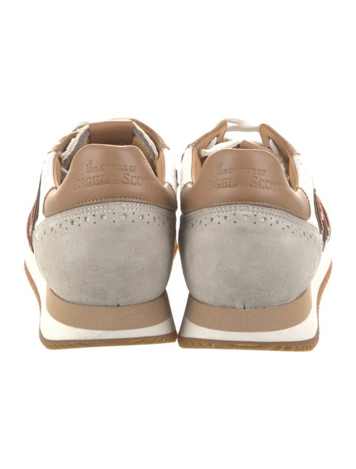 The Office of Angela Scott Printed Embroidered Accent Sneakers