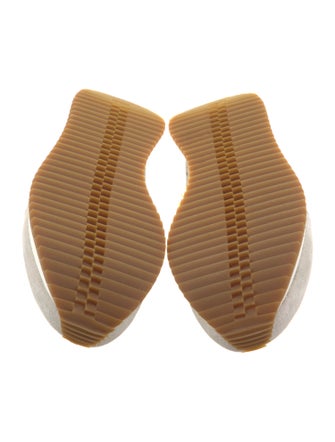 The Office of Angela Scott Printed Embroidered Accent Sneakers