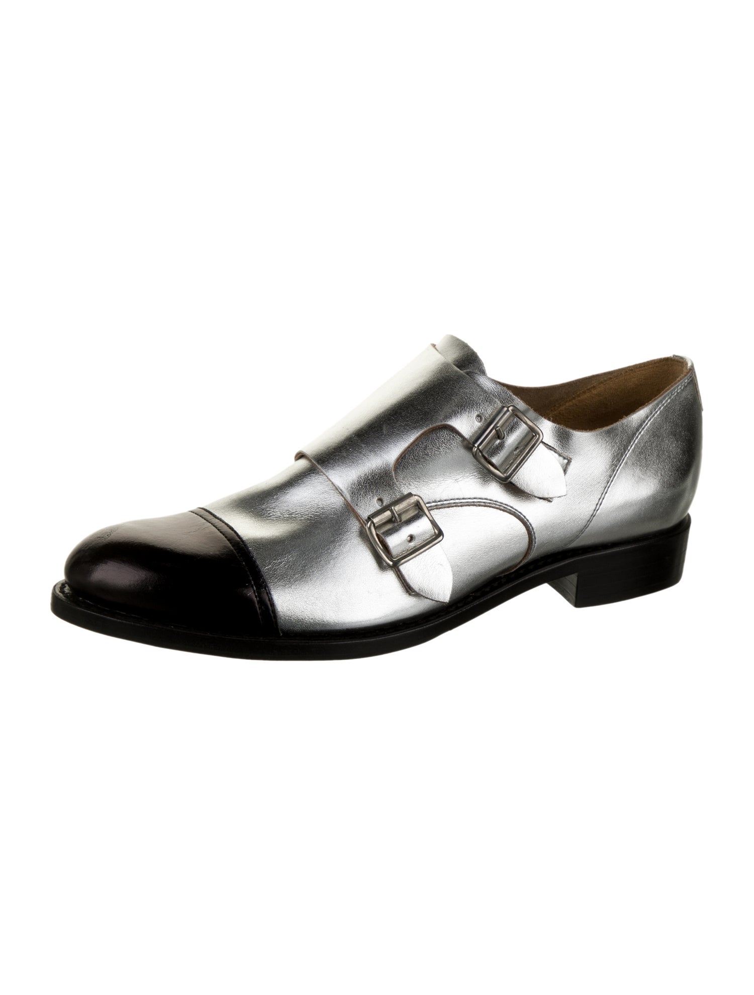 The Office of Angela Scott Leather Flats