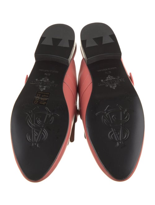 The Office of Angela Scott Leather Studded Accents Mules