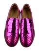 The Office of Angela Scott Leather Lasercut Accents Loafers