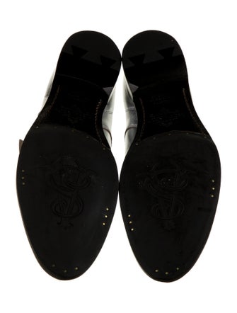 The Office of Angela Scott Leather Flats