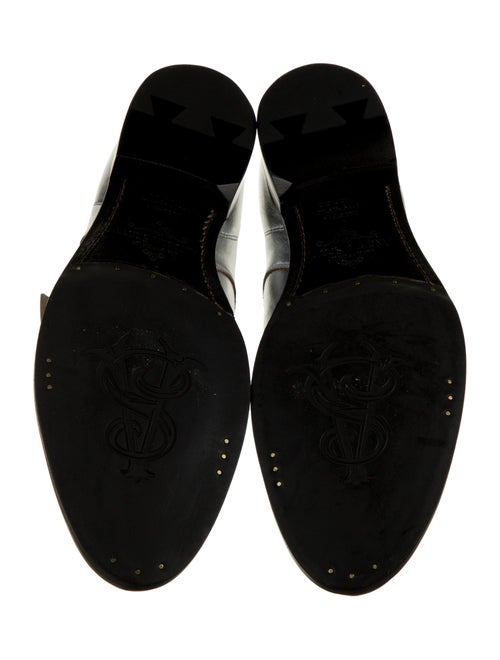 The Office of Angela Scott Leather Flats