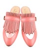 The Office of Angela Scott Leather Studded Accents Mules