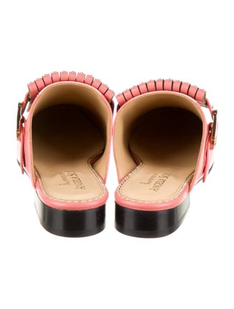 The Office of Angela Scott Leather Studded Accents Mules