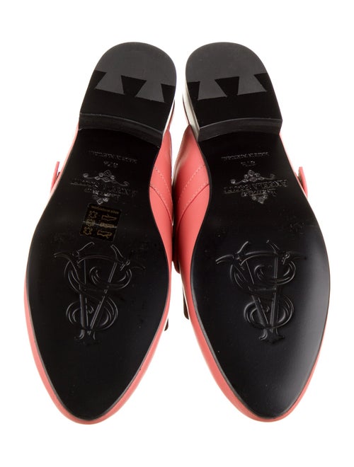 The Office of Angela Scott Leather Studded Accents Mules