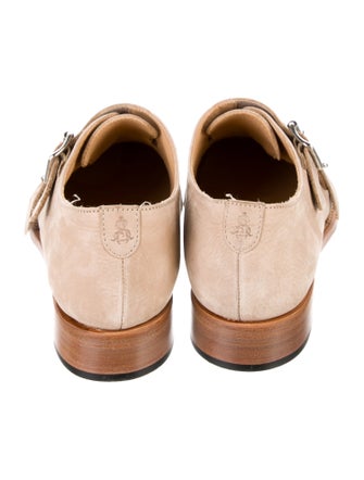 The Office of Angela Scott Suede Crystal Embellishments Flats