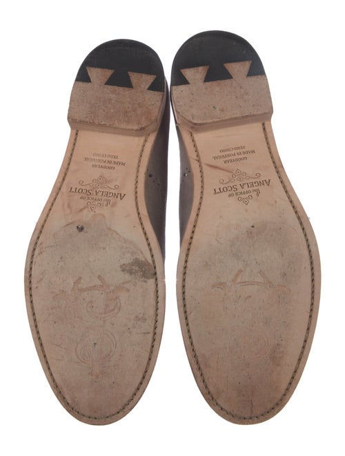 The Office of Angela Scott Suede Lasercut Accents Oxfords