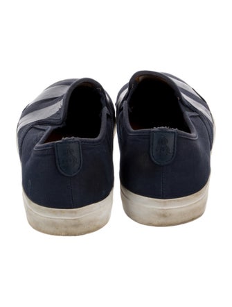 The Office of Angela Scott Canvas Colorblock Pattern Sneakers