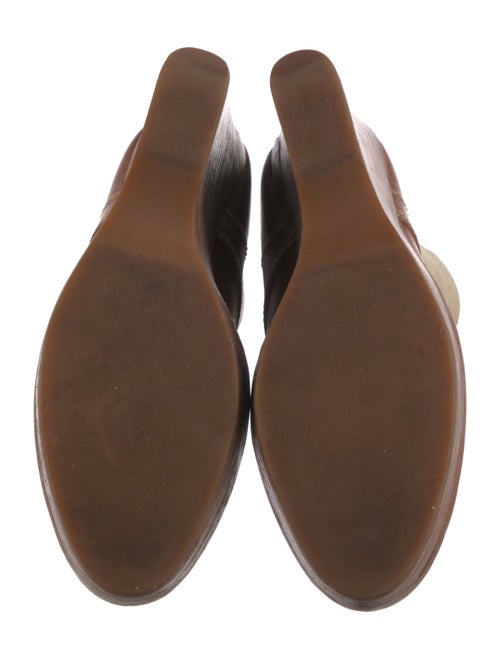 The Office of Angela Scott Leather Lace-Up Boots