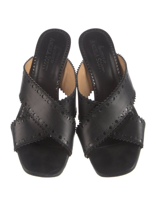 The Office of Angela Scott Leather Lasercut Accents Slides