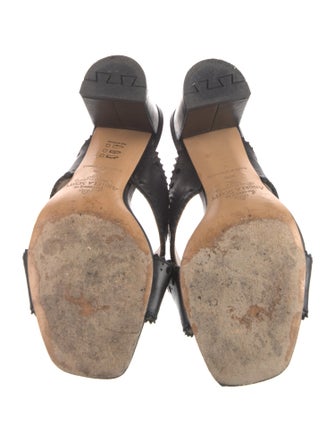 The Office of Angela Scott Leather Lasercut Accents Slides