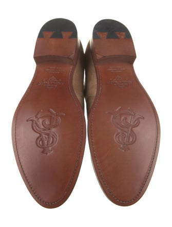 The Office of Angela Scott Suede Oxfords