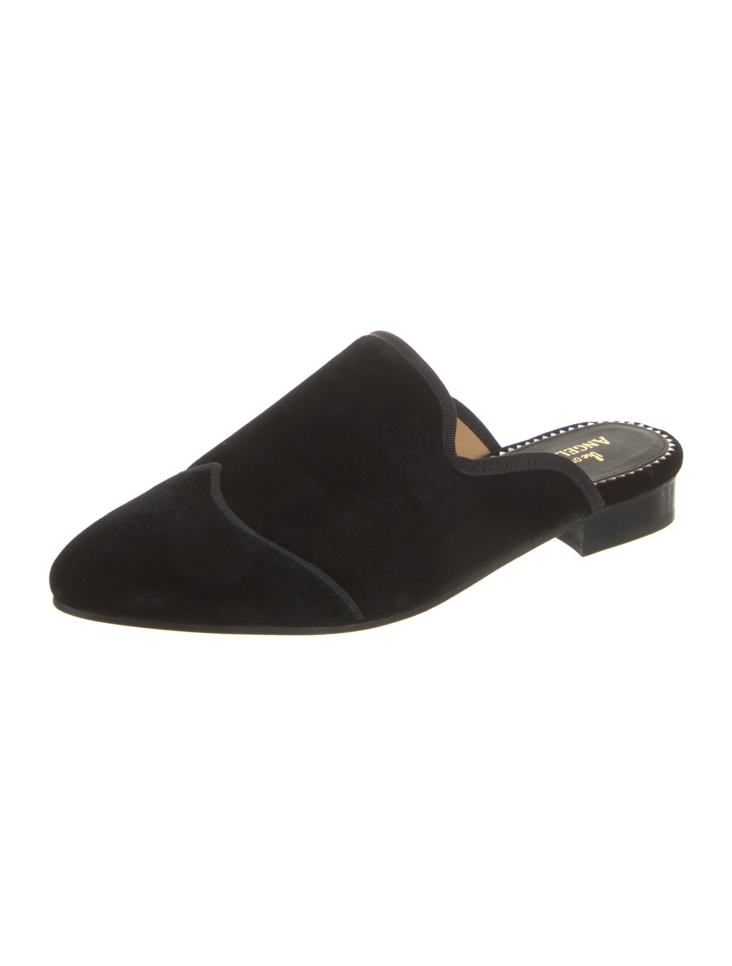 The Office of Angela Scott Velvet Mules