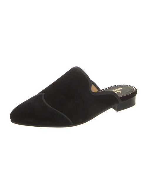 The Office of Angela Scott Velvet Mules