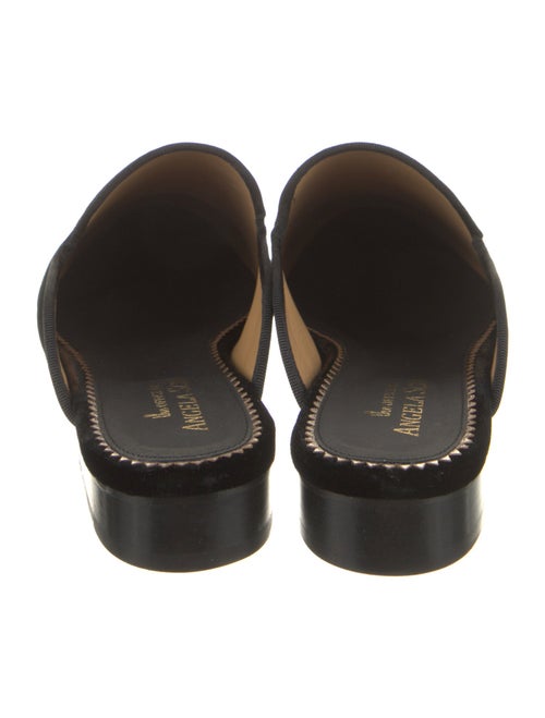 The Office of Angela Scott Velvet Mules