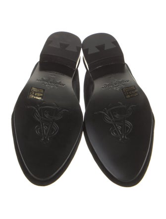 The Office of Angela Scott Velvet Mules