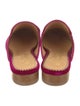 The Office of Angela Scott Velvet Grosgrain Trim Mules