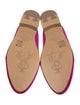 The Office of Angela Scott Velvet Grosgrain Trim Mules