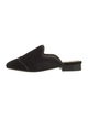 The Office of Angela Scott Velvet Grosgrain Trim Mules
