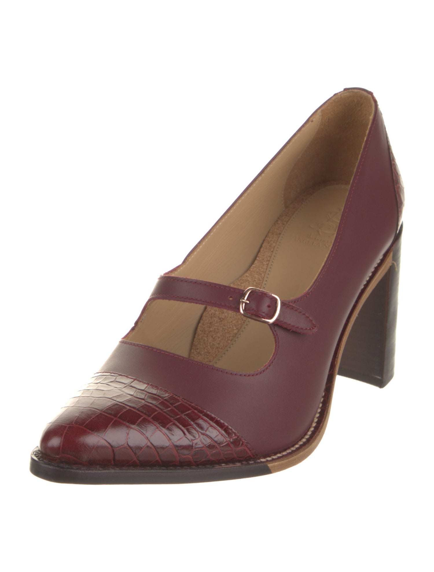 The Office of Angela Scott Leather Pumps w/ Tags