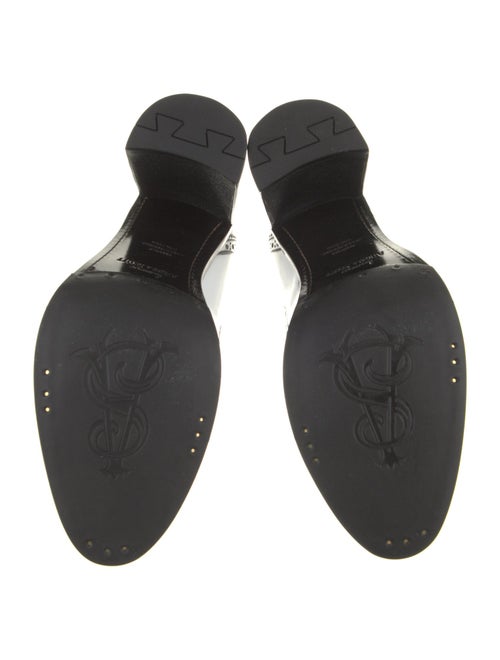 The Office of Angela Scott Leather Slingback Pumps