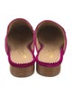 The Office of Angela Scott Velvet Grosgrain Trim Mules