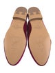The Office of Angela Scott Velvet Grosgrain Trim Mules