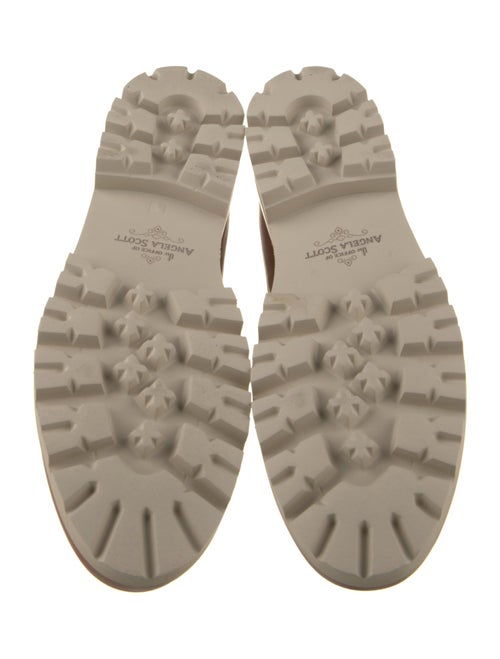 The Office of Angela Scott Suede Cutout Accent Moccasins