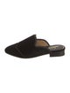 The Office of Angela Scott Velvet Grosgrain Trim Mules