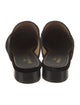 The Office of Angela Scott Velvet Grosgrain Trim Mules