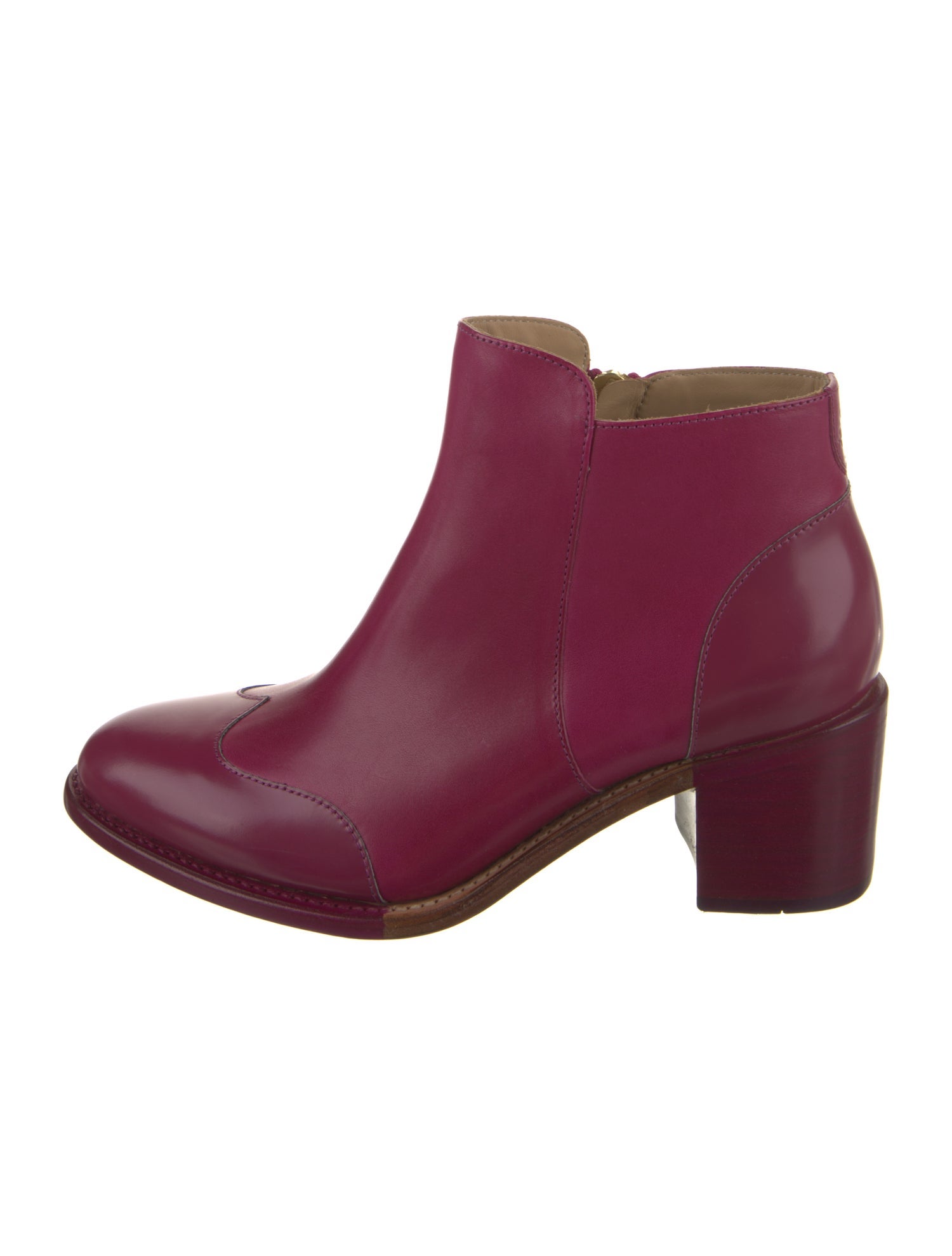 The Office of Angela Scott Leather Chelsea Boots