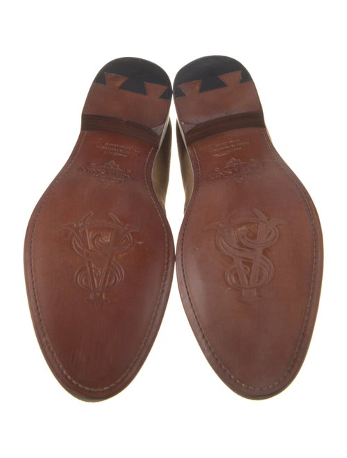 The Office of Angela Scott Suede Monk Straps