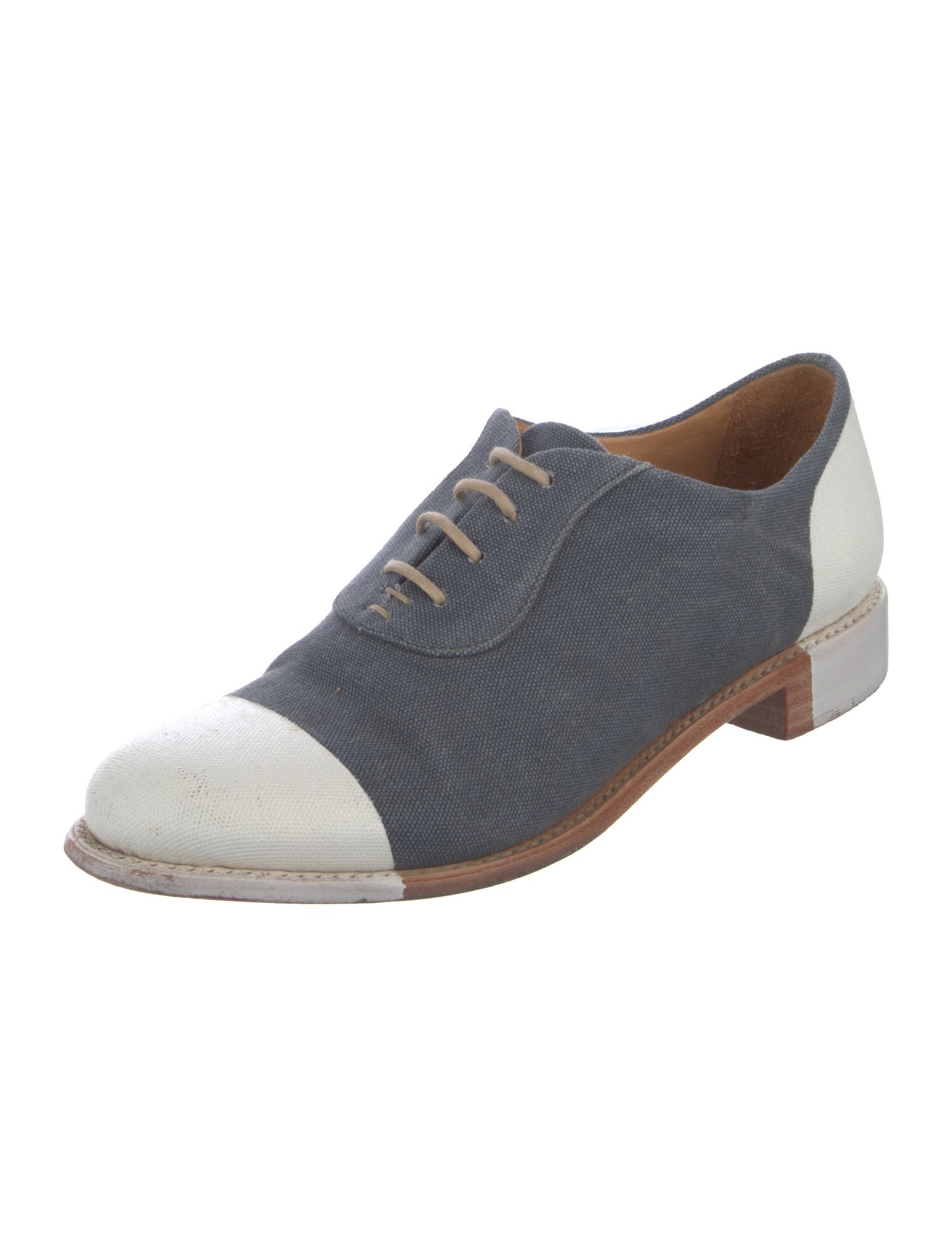 The Office of Angela Scott Canvas Oxfords